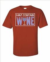 Kellyww May Contain Wine Funny Drinking - Unisex T-Shirt - £29.67 GBP