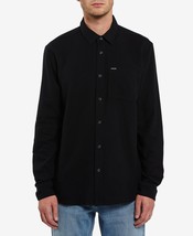 Volcom Mens Caden Button-Up Shirt , Black , Large - £47.48 GBP