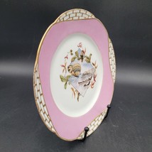 Beautiful Antique Pink Gold Brick Haviland &amp; Co 1876-80 Butterfly River ... - £69.91 GBP