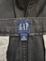 GAP Cargo Shorts Mens 36 Black Herringbone 8&quot; Above the Knee NEW - £23.35 GBP