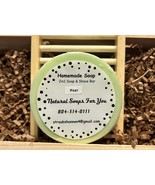 Shea Butter Glycerin &quot;Pear” Soap &amp; Shave Bar - $8.00