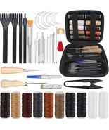 Leather Stitching Sewing Kit, Leather Sewing Tool Kit With 4Mm, 46Pcs - £37.88 GBP