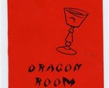 Dragon Room Cocktail List Valley North Shopping Center Wenatchee Washing... - $11.88
