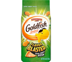 Pepperidge Farm Goldfish Flavor Blasted Cheesy Pizza Crackers, 3-Pack 6.... - £24.13 GBP
