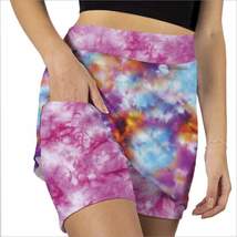 NWT Ladies SKORT OBSESSION TIE DYE BLITZ Golf Tennis Knit Skort - S M L & XL  image 3