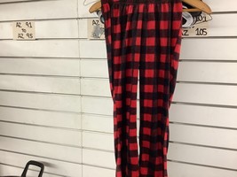 Kids Sleep on it red and black plaid pajama pants S(6/7) - £7.15 GBP