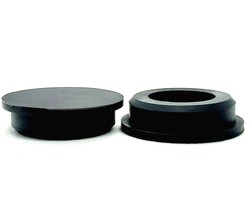 1&quot; Hole Plugs Black Silicon Rubber Push In Compression Stem Solid Cover Seals - £9.36 GBP+