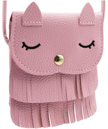 Cat Tassel Shoulder Bag Small Coin Purse Crossbody Satchel for Kids Girl... - $294.41 MXN