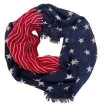 Scarf Scarve Infinity Red White Flag Patriotic - £9.98 GBP