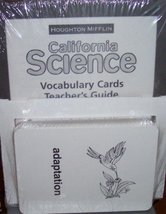 Houghton Mifflin Science California: Vocab Cards &amp; Tchr Gd L3 [Cards] HO... - $29.75