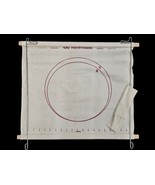 Vintage FOLEY Pastry Cloth &amp; Wooden Frame 20 Inch NOS Unused Baking Tool... - $827.85 MXN