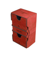 Stronghold Holds 200 Sleeves Convertible Deck Box - Red - £66.66 GBP