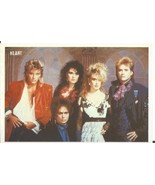 ⭕VTG card pocket calendar 1986 HEART Portugal group music singer - $47.21 MXN