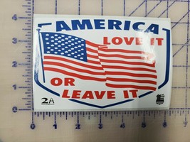 America Love it or Leave it Vintage Style Decal / VINYL Sticker/ Die Cut Trump - £3.91 GBP