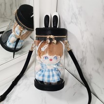 Up shape transparent ita bag fashion purses and handbags for women japanese style small thumb200