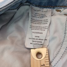 Lee Premium Quality & Smarter Fit Straight Jeans Womens Sz 24WM Measured 44x28.5 image 4