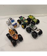 Hot Wheels Monster Jam Lot of 5 Trucks Son-uva Digger Tiger Shark A51 Pa... - $24.70