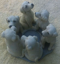 Yellow Lab Circle votive candle holder image 5