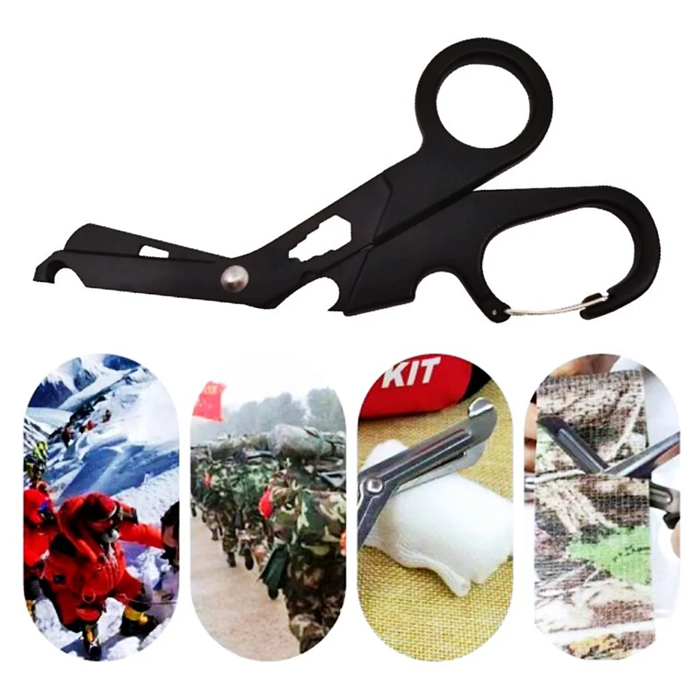 Multifunctional Rescue Scissors Trauma Shears Survival Tool Trauma Gauze First - £9.56 GBP