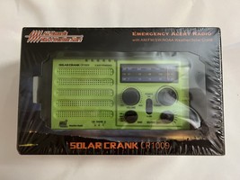 Solar Crank CR1009 Emergency Alert Radio AM/FM/SW/NOAA Weather - £23.55 GBP
