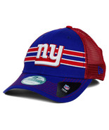 NY New York Giants New Era 9Forty Frontband NFL Team Logo Trucker Cap Hat - £17.05 GBP