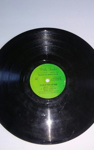Wally Fowler 78 RPM Record Gospel Cuarteto 1006 La Funeraria / I&#39;Ll Be N... - $38.54
