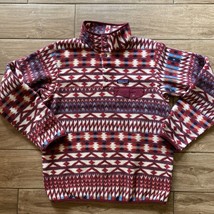 Vintage Patagonia Synchilla T-Snap Fleece Men’s Medium Aztec All Over Print - £106.19 GBP