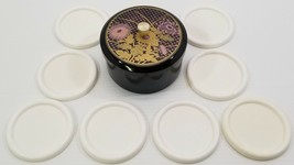 Vintage 1986 Toyo Japan Set 8 Plastic Coasters with Floral Case - £10.08 GBP