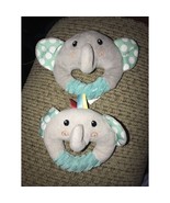 Spark Create Imagine Elephant Baby Rattles Ring Plush Stuffed Animal Toy... - £7.74 GBP