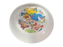 Vintage 1978 Raggedy Ann &amp; Andy Oneida Deluxe 6.5&quot; Children&#39;s Bowl - £10.01 GBP