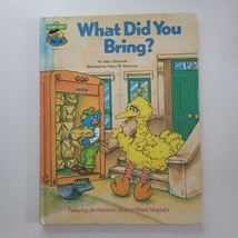 Sesame Street What Did You Bring Book Vintage 1981 Muppet Jim Henson Big... - $6.80