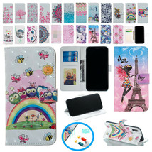 For iPhone 5S 6 7 8+ XS Max XR Hot Pattern Magnet Leather Wallet Flip Cover Case - £42.19 GBP