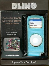 Bling for Apple  Ipod Nano Protective Case Decorative Stones DIY Peel St... - £4.70 GBP