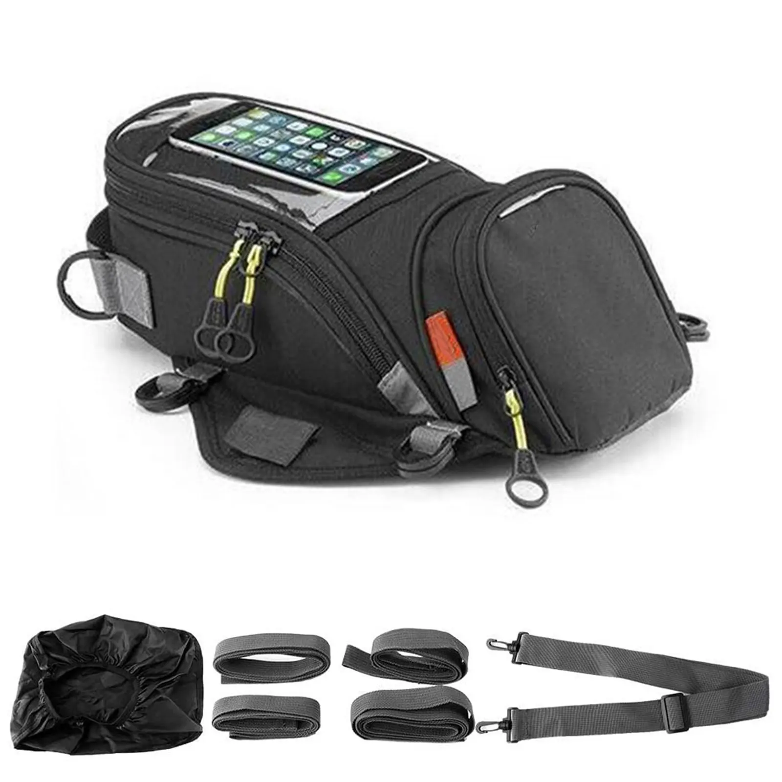 Motorcycle Fuel Bag Mobile Phone Navigation Tank Multifunctional Small Oil - £29.85 GBP