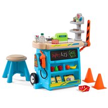 Step2 Stop &amp; Go Market | Kids Pretend Play Store &amp; Toll Booth with Toy Cash Regi - £175.18 GBP