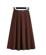 NWOT Brown A-Line Skirt Size M/L - $23.36