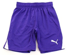 Puma Purple &amp; White Team Shorts Men&#39;s Size Small NWT - £31.37 GBP