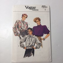 Vogue 9415 Size 8 Misses&#39; Blouse - $12.86
