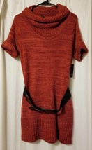 New Directions - Spiced Pumpkin Sweater Dress Black Belt Size M  NWT    B12/ - £25.97 GBP