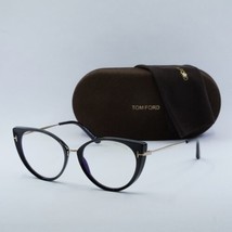 TOM FORD FT5815-B 001 Shiny Black/Blue-light Block Lens Eyeglasses New A... - £118.75 GBP