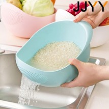 JJYY Rice Sieve A Durable Plastic Colander for Efficient Rice Washing an... - £5.75 GBP