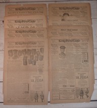 Kelly Field Eagle, San Antonio, TX - 8 issues from 1918, 2nd Section Only - £15.44 GBP