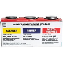 WILLIAM HARVEY 019700 Harvey MP-6 3 Pack Solvent KIT, Clear - $32.35