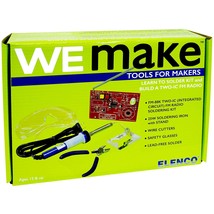 WEmake FM Radio DIY Soldering Kit with Tools | Soldering Iron | Side Cutters | - £37.94 GBP