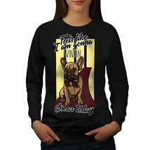 Wellcoda French Dog Bulldog Animal Womens Sweatshirt,  Casual Pullover Jumper - £23.18 GBP+