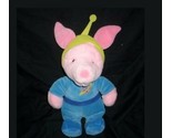 12&quot; DISNEY STORE PIGLET IN TOY STORY BLUE ALIEN COSTUME STUFFED ANIMAL P... - £15.02 GBP
