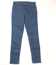 H&amp;M Divided Jeans Womens 4 Medium Blue Wash Denim Skinny Cotton Blend Stretch - £13.44 GBP