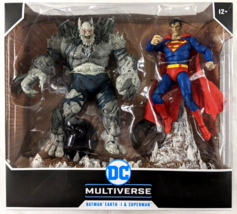 DC Comics Multiverse Batman Earth-1 &amp; Superman Figures - Superman vs. De... - $33.24