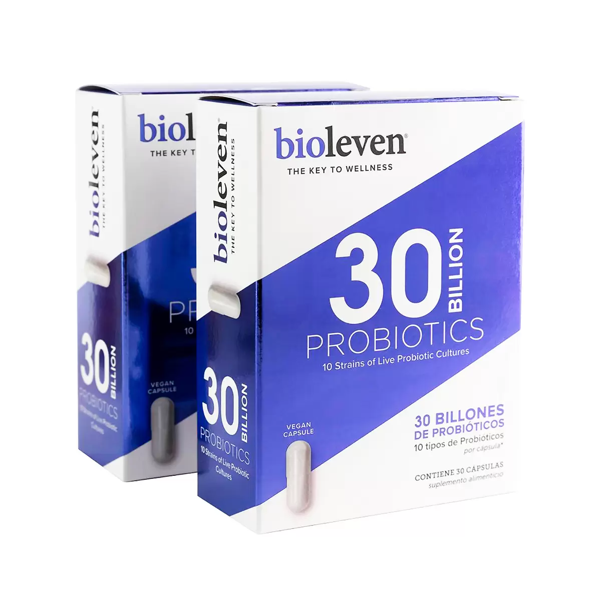 Bioleven® 30 Billion Probiotics — 10 Strains Live Cultures — 30 Vegan Ca... - $69.99