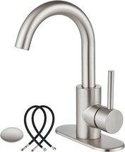Midanya Wet Bar Sink Faucet,Single Handle Bathroom Kitchen, Brushed Nickel - $32.99